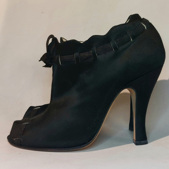 RARE Zoraide black ponyskin heeled booties, IT40, immaculate - Picture 8 of 16